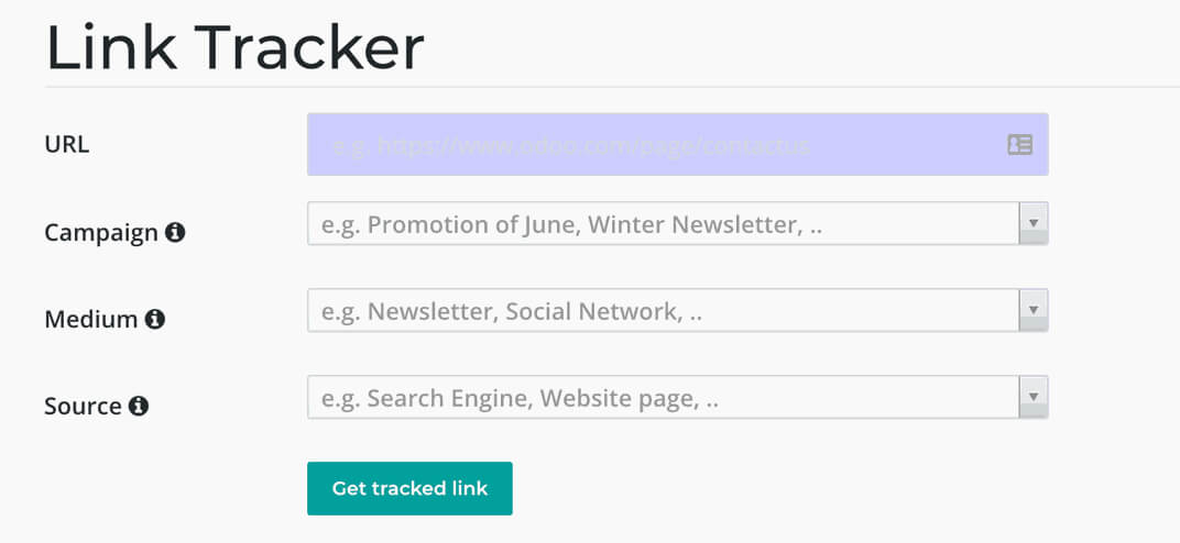 Track your links