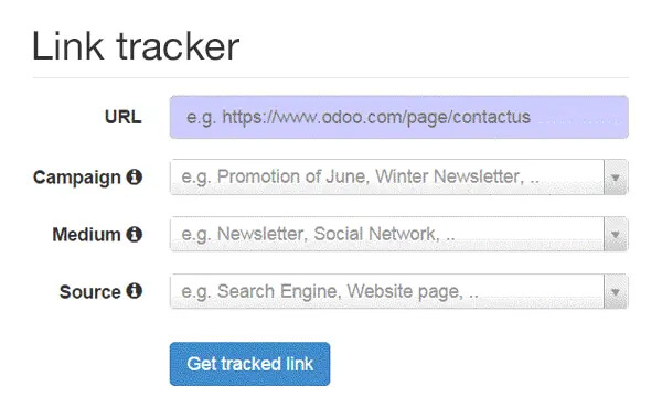 Create your tracking link