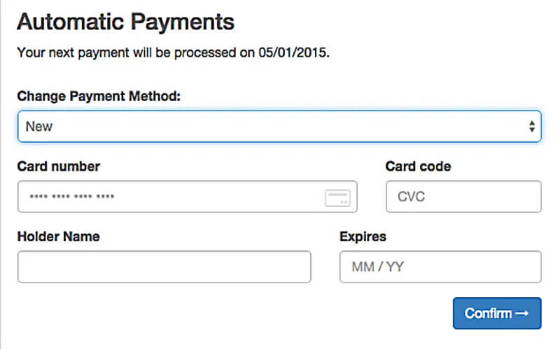 Automatic payments